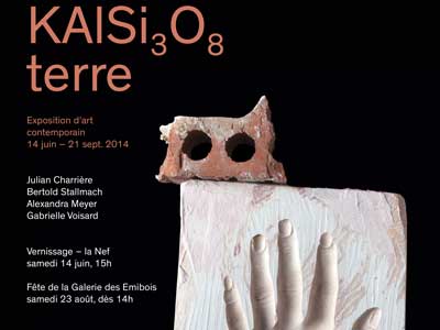 KalSi3O8 / Terre*, exposition d'art contemporain de l’association la Nef